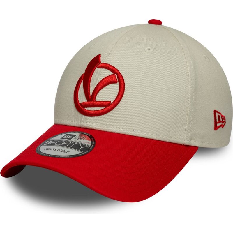 casquette-courbee-rouge-et-beige-ajustable-9forty-contrast-visor-vespa-piaggio-new-era casquette-courbee-rouge-et-beige-ajustable-9forty-contrast-visor-vespa-piaggio-new-era