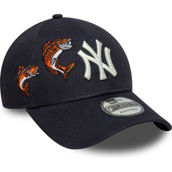 Casquette courbée bleue marine ajustable 9FORTY Outdoor Icon New York Yankees MLB New Era