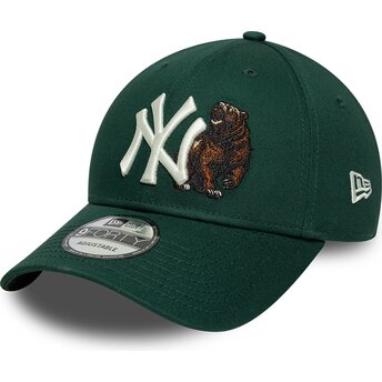 Casquette courbée verte ajustable 9FORTY Outdoor Icon New York Yankees MLB New Era