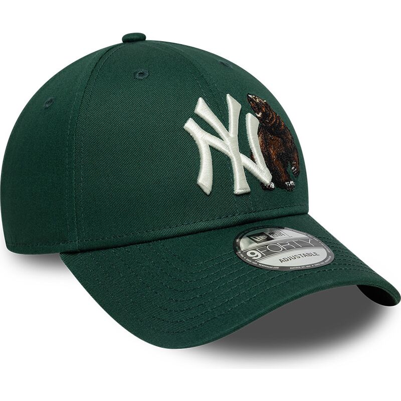 new-era-curved-brim-9forty-outdoor-icon-new-york-yankees-mlb-green-adjustable-cap