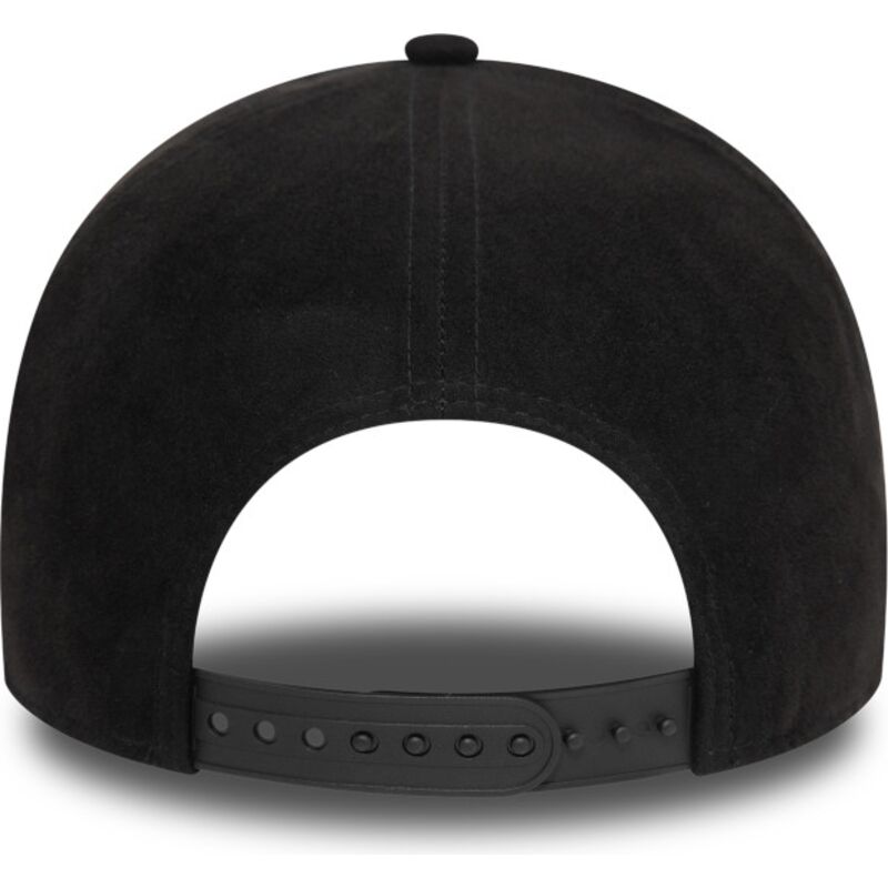 new-era-curved-brim-black-logo-e-frame-faux-suede-new-york-yankees-mlb-black-snapback-cap