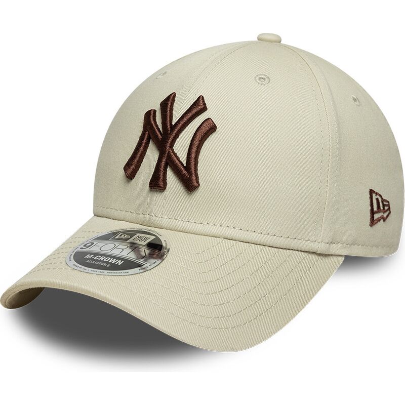 casquette-courbee-beige-snapback-avec-logo-marron-9forty-m-crown-new-york-yankees-mlb-new-era casquette-courbee-beige-snapback-avec-logo-marron-9forty-m-crown-new-york-yankees-mlb-new-era