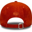 new-era-curved-brim-orange-logo-9forty-m-crown-cord-los-angeles-dodgers-mlb-orange-adjustable-cap