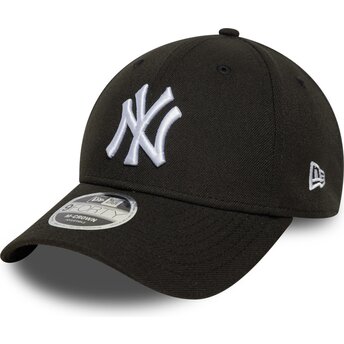 New Era Curved Brim 9FORTY M-Crown New York Yankees MLB Black Snapback Cap