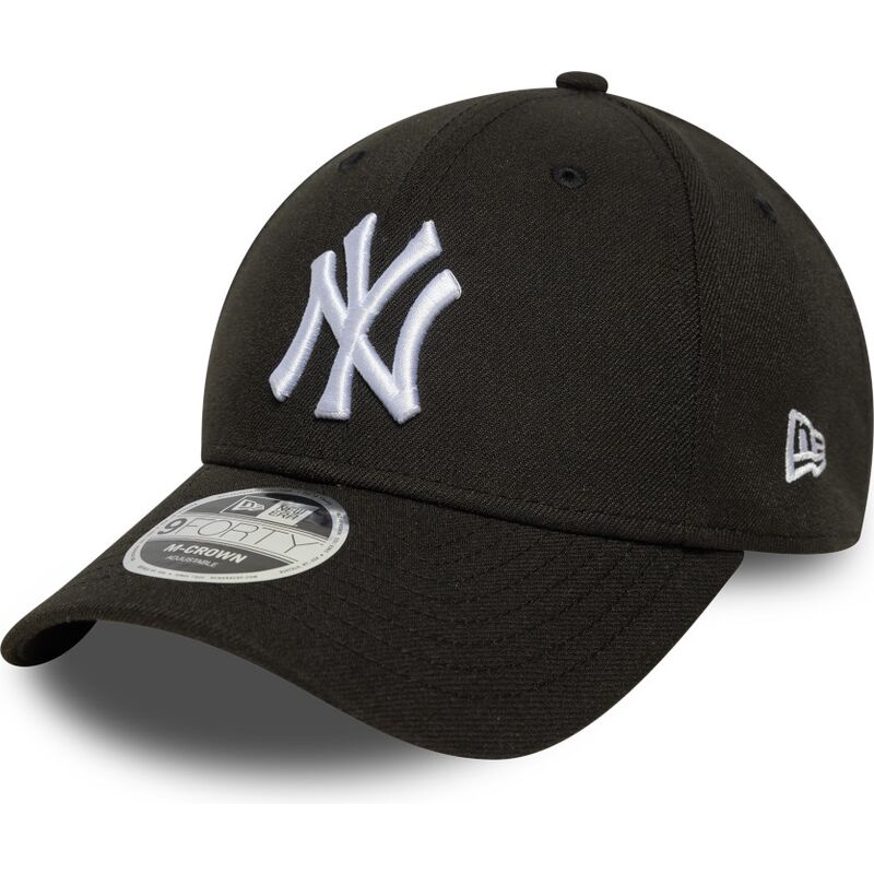casquette-courbee-noire-snapback-9forty-m-crown-new-york-yankees-mlb-new-era