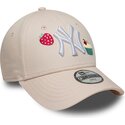 casquette-courbee-rose-ajustable-pour-enfant-9forty-food-icon-cupcake-new-york-yankees-mlb-new-era