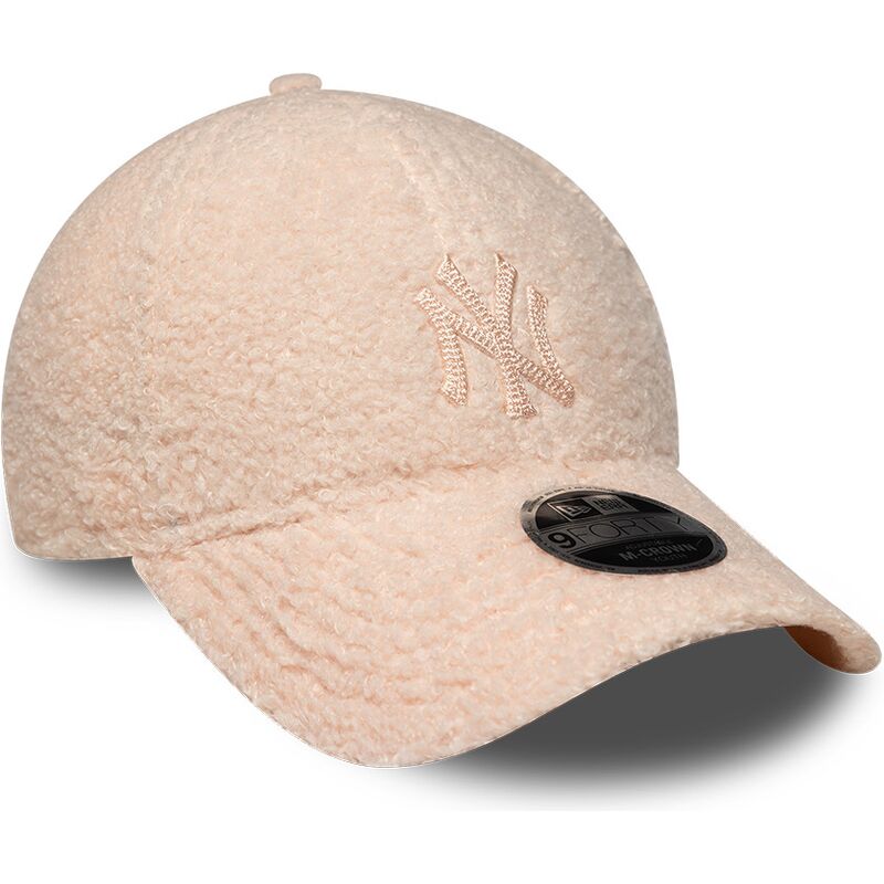 new-era-curved-brim-youth-pink-logo-9forty-m-crown-winter-borg-new-york-yankees-mlb-pink-snapback-cap