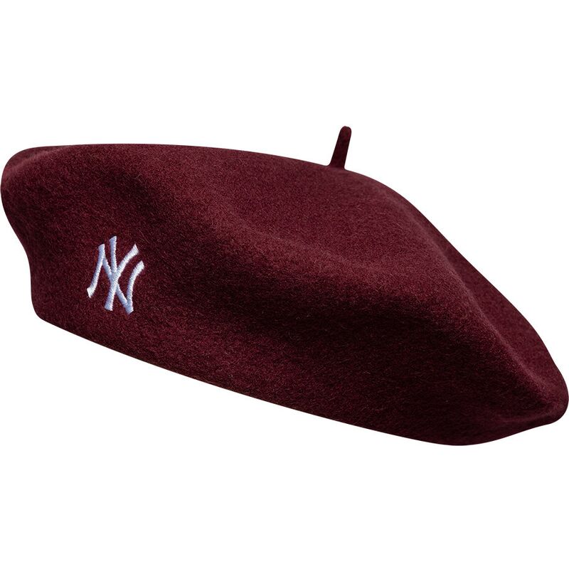 new-era-wool-script-new-york-yankees-mlb-maroon-and-red-flat-cap new-era-wool-script-new-york-yankees-mlb-maroon-and-red-flat-cap