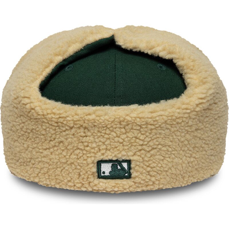 casquette-plate-verte-ajustee-59fifty-dogear-world-series-oakland-athletics-mlb-new-era