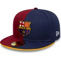 casquette-plate-bleue-et-rouge-ajustee-9fifty-poly-fc-barcelona-laliga-new-era