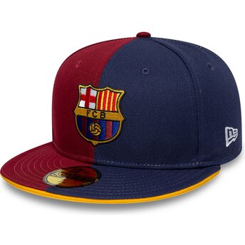 New Era Flat Brim 9FIFTY Poly FC Barcelona LALIGA Blue and Red Fitted Cap