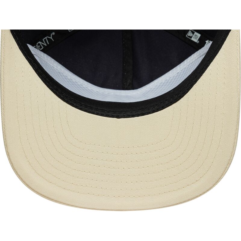 new-era-curved-brim-19twenty-washed-graphic-navy-blue-and-beige-adjustable-cap new-era-curved-brim-19twenty-washed-graphic-navy-blue-and-beige-adjustable-cap