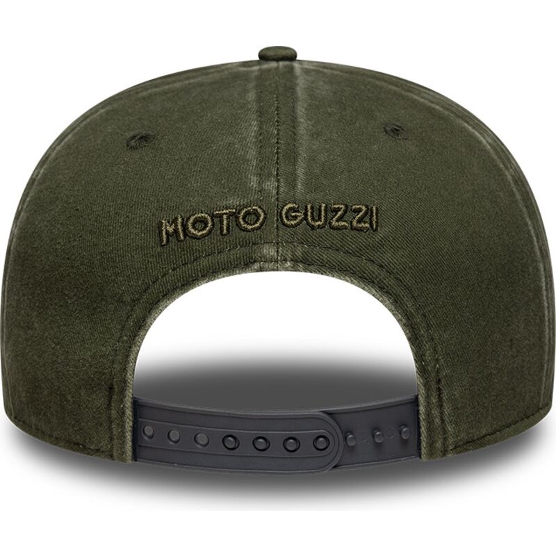 casquette-courbee-verte-snapback-avec-logo-vert-9seventy-stretch-snap-logo-moto-guzzi-new-era