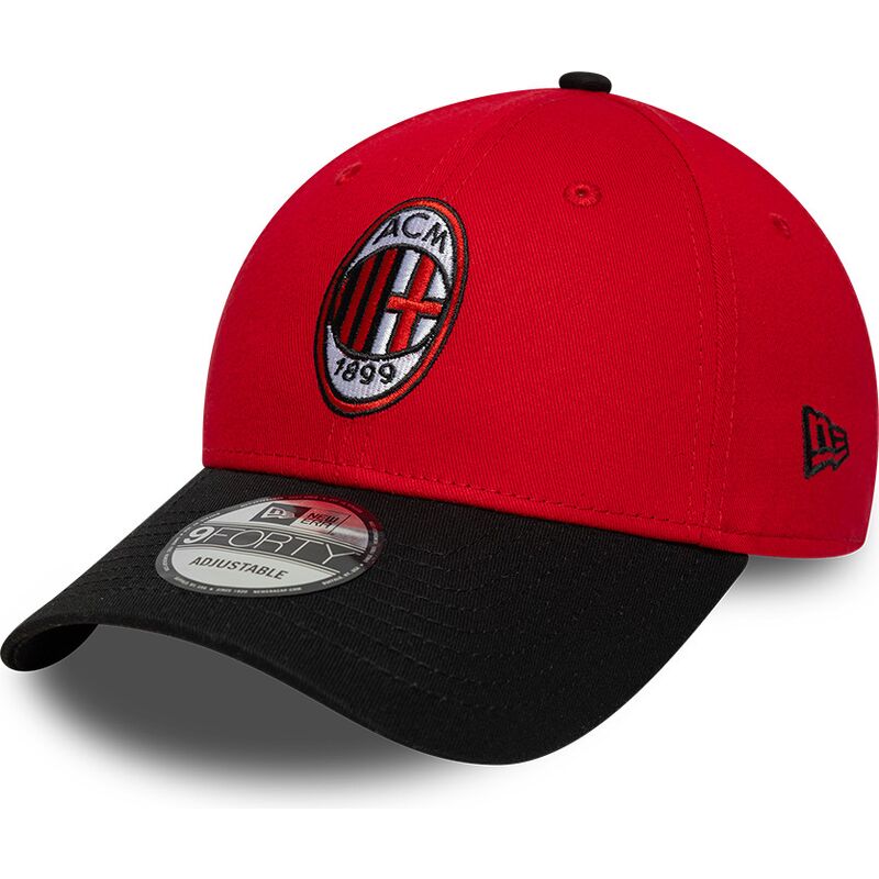 casquette-courbee-rouge-et-noire-ajustable-9forty-contrast-ac-milan-serie-a-new-era casquette-courbee-rouge-et-noire-ajustable-9forty-contrast-ac-milan-serie-a-new-era