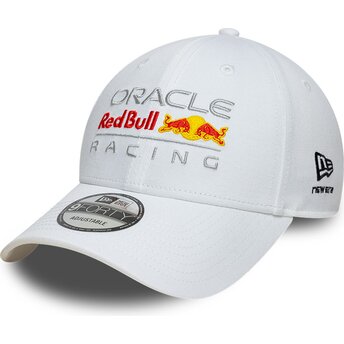 New Era Curved Brim 9FORTY Core Red Bull Racing Formula 1 White Adjustable Cap