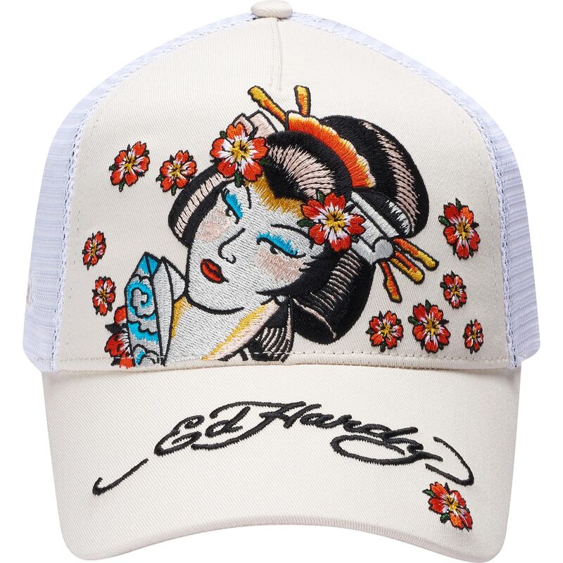 casquette-trucker-beige-tokyo-geisha-ed-hardy