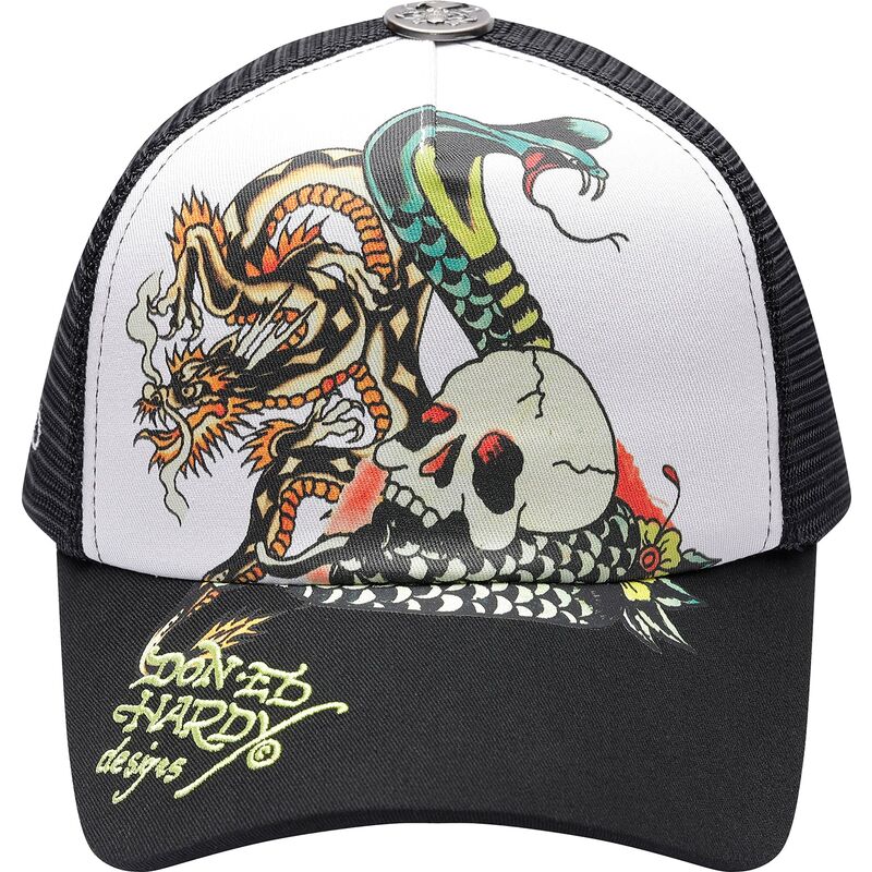casquette-trucker-noire-et-blanche-snake-and-skull-ed-hardy
