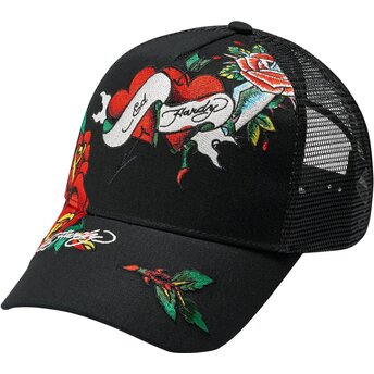 Casquette trucker noire Love Ed Ed Hardy