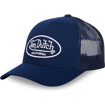 Casquette trucker bleue marine ajustable LOF B20 Von Dutch