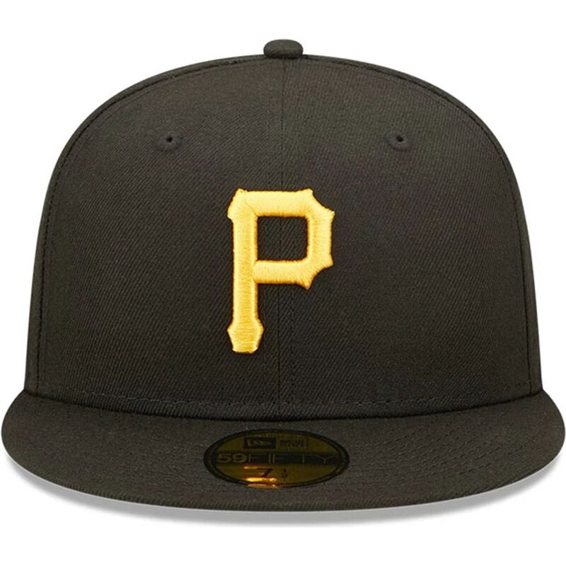 casquette-plate-noire-ajustee-59fifty-ac-perf-pittsburgh-pirates-mlb-new-era casquette-plate-noire-ajustee-59fifty-ac-perf-pittsburgh-pirates-mlb-new-era