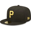 casquette-plate-noire-ajustee-59fifty-ac-perf-pittsburgh-pirates-mlb-new-era