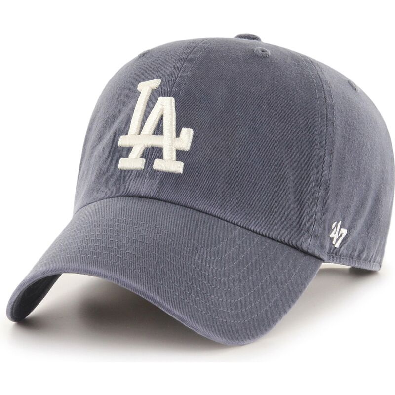 casquette-courbee-grise-ajustable-clean-up-vintage-navy-los-angeles-dodgers-mlb-47-brand casquette-courbee-grise-ajustable-clean-up-vintage-navy-los-angeles-dodgers-mlb-47-brand