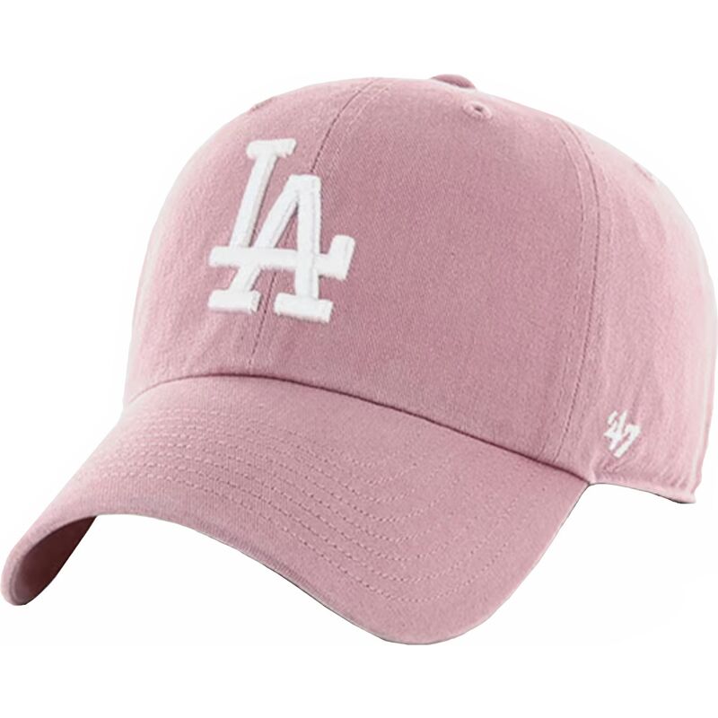 casquette-courbee-rose-ajustable-clean-up-mauve-los-angeles-dodgers-mlb-47-brand casquette-courbee-rose-ajustable-clean-up-mauve-los-angeles-dodgers-mlb-47-brand