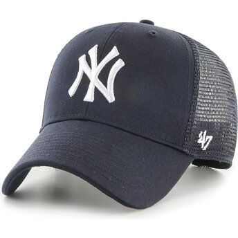 47 Brand MVP Branson New York Yankees MLB Navy Blue Trucker Hat