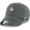 casquette-courbee-verte-ajustable-clean-up-base-runner-icon-dog-47-brand