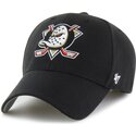 casquette-courbee-noire-ajustable-mvp-essential-anaheim-ducks-nhl-47-brand