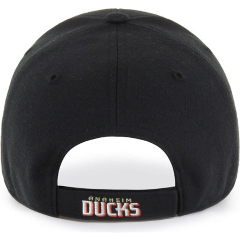 casquette-courbee-noire-ajustable-mvp-essential-anaheim-ducks-nhl-47-brand