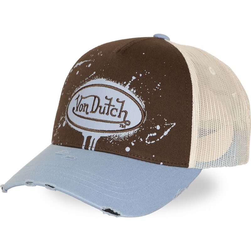 casquette-trucker-marron-et-bleue-tag04-von-dutch casquette-trucker-marron-et-bleue-tag04-von-dutch