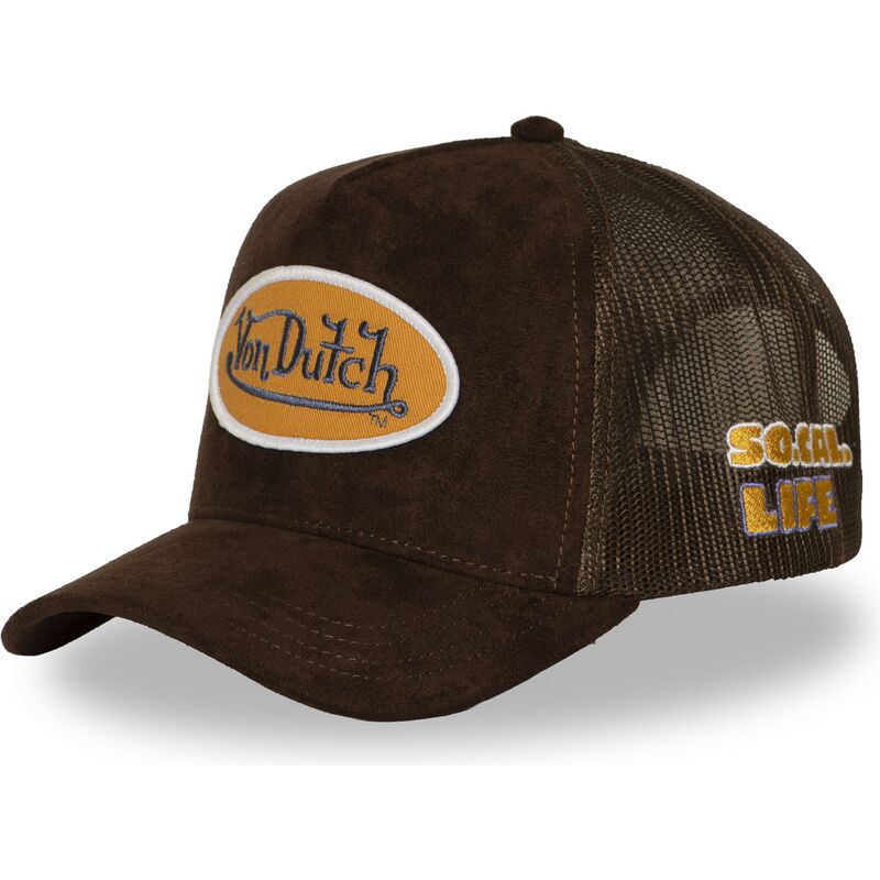 von-dutch-fur14-brown-trucker-hat