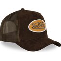 von-dutch-fur14-brown-trucker-hat