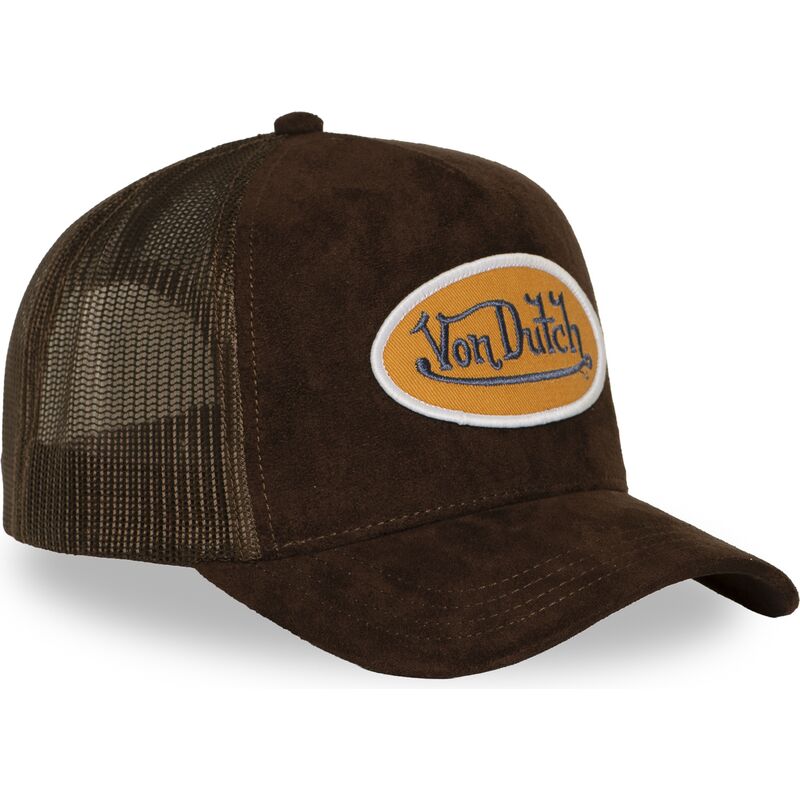 von-dutch-fur14-brown-trucker-hat