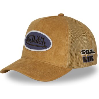 Casquette trucker marron FUR17 Von Dutch