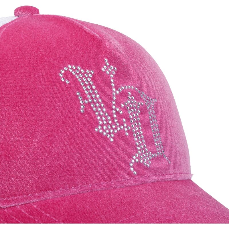von-dutch-royalp-pink-and-white-trucker-hat von-dutch-royalp-pink-and-white-trucker-hat