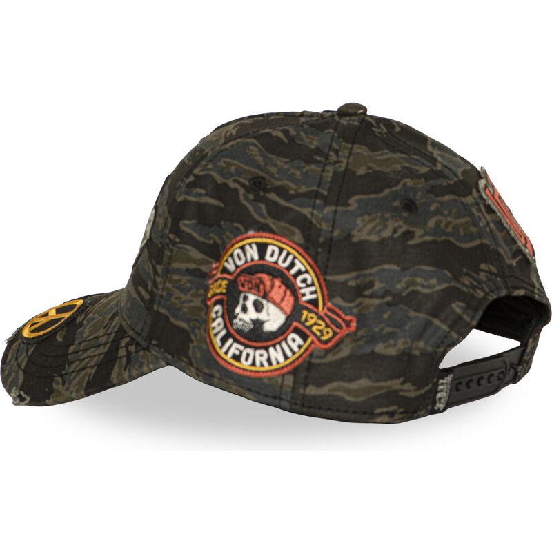 von-dutch-curved-brim-kamo02-camouflage-snapback-cap von-dutch-curved-brim-kamo02-camouflage-snapback-cap