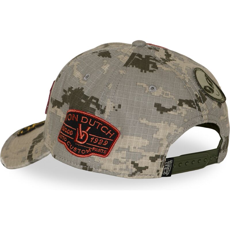 casquette-courbee-camouflage-snapback-kamo03-von-dutch casquette-courbee-camouflage-snapback-kamo03-von-dutch