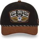 von-dutch-curved-brim-sem16-brown-snapback-cap