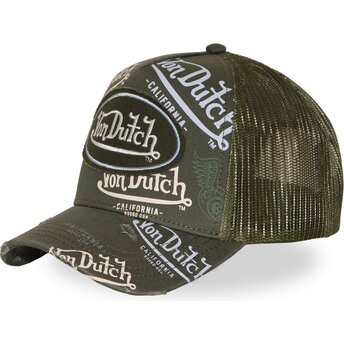 Casquette trucker verte CAFE14 Von Dutch