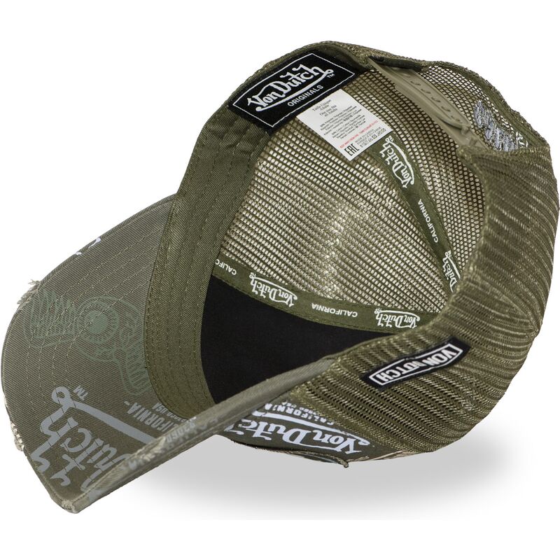 von-dutch-cafe14-green-trucker-hat