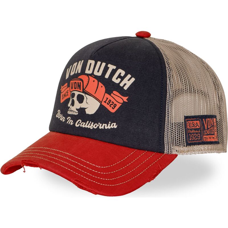 casquette-trucker-multicolore-crew39-von-dutch casquette-trucker-multicolore-crew39-von-dutch
