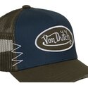 von-dutch-used-14-navy-blue-and-green-trucker-hat