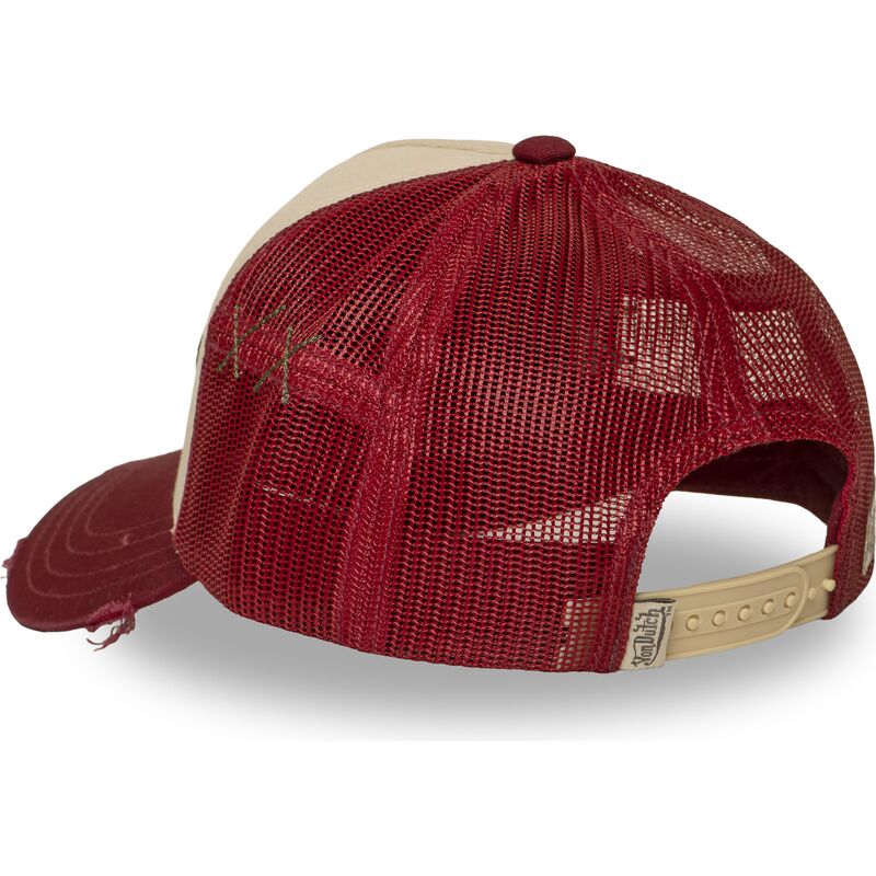 casquette-trucker-rouge-et-beige-used-16-von-dutch