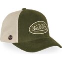 von-dutch-lof-b47-green-and-beige-adjustable-trucker-hat