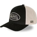 casquette-trucker-noire-et-beige-ajustable-lof-b50-von-dutch