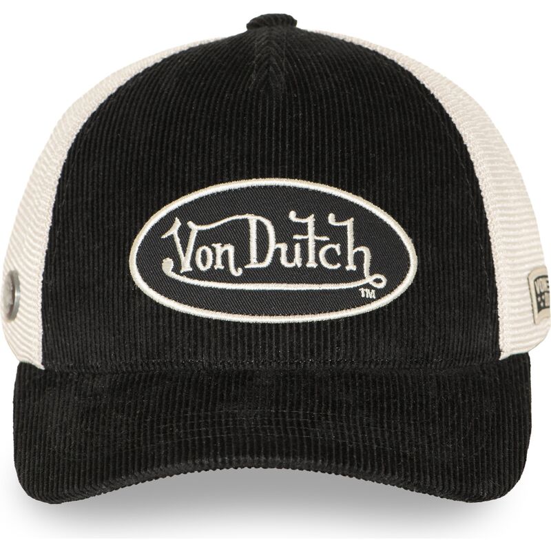 casquette-trucker-noire-et-beige-ajustable-lof-b50-von-dutch casquette-trucker-noire-et-beige-ajustable-lof-b50-von-dutch