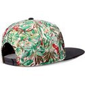 casquette-plate-verte-et-noire-snapback-woven-jungle-djinns
