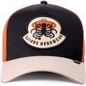 casquette-trucker-noire-et-beige-hft-rose-kraken-djinns